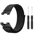 For Amazfit T-Rex / T-Rex Pro / Ares Nylon Loop Watch Band(Official Black) - 1