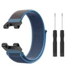 For Amazfit T-Rex / T-Rex Pro / Ares Nylon Loop Watch Band(Dark Blue) - 1