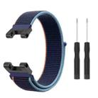 For Amazfit T-Rex / T-Rex Pro / Ares Nylon Loop Watch Band(Purple Blue) - 1