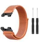 For Amazfit T-Rex / T-Rex Pro / Ares Nylon Loop Watch Band(Orange) - 1