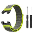 For Amazfit T-Rex / T-Rex Pro / Ares Nylon Loop Watch Band(Grey Green) - 1