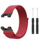 For Amazfit T-Rex / T-Rex Pro / Ares Nylon Loop Watch Band(Red) - 1