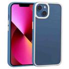 For iPhone 14 Two-color Shield TPU + PC Phone Case (Royal Blue) - 1