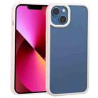 For iPhone 14 Two-color Shield TPU + PC Phone Case (Pink) - 1