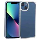 For iPhone 14 Plus Two-color Shield TPU + PC Phone Case (Light Blue) - 1