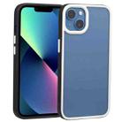 For iPhone 14 Plus Two-color Shield TPU + PC Phone Case (Black) - 1