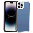 For iPhone 14 Pro Two-color Shield TPU + PC Phone Case(Black) - 1