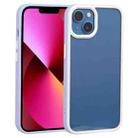 For iPhone 13 Two-color Shield TPU + PC Phone Case(Purple) - 1