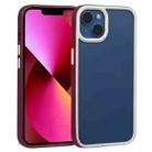 For iPhone 13 Two-color Shield TPU + PC Phone Case(Wine Red) - 1