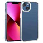 For iPhone 13 Two-color Shield TPU + PC Phone Case(Light Blue) - 1