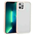 For iPhone 13 Pro Max Two-color Shield TPU + PC Phone Case (Light Pink) - 1