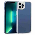 For iPhone 13 Pro Max Two-color Shield TPU + PC Phone Case (Light Blue) - 1