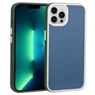 For iPhone 13 Pro Max Two-color Shield TPU + PC Phone Case (Dark Green) - 1