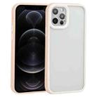 For iPhone 12 Pro Two-color Shield TPU + PC Phone Case(Light Pink) - 1