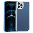 For iPhone 12 Pro Max Two-color Shield TPU + PC Phone Case(Royal Blue) - 1