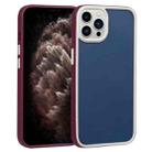 For iPhone 11 Pro Two-color Shield TPU + PC Phone Case(Wine Red) - 1