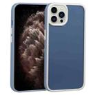 For iPhone 11 Pro Max Two-color Shield TPU + PC Phone Case (Light Blue) - 1