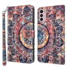 For Motorola Moto G42 5G 3D Painted Leather Phone Case(Color Mandala) - 1