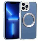 For iPhone 13 Pro Two-color Shield MagSafe TPU + PC Phone Case (Blue) - 1