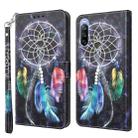 For Sony Xperia 10 III 3D Painted Leather Phone Case(Colorful Dreamcatcher) - 1