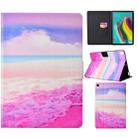 For Samsung Galaxy Tab S6 Lite Voltage Coloured Drawing Smart Leather Tablet Case(Marble) - 1