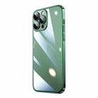 For iPhone 12 Pro Electroplating Airbag Shockproof PC Phone Case(Green) - 1