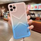 For iPhone 13 Pro Heat Dissipation Gradient PC Phone Case (Pink Blue) - 1