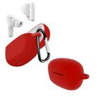 For Edifier Xemal FitPods Pure Color Bluetooth Earphone Silicone Case(Red) - 1