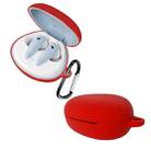 For Edifier FunBuds Pure Color Bluetooth Earphone Silicone Case(Red) - 1