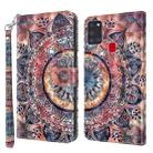 For Samsung Galaxy A21s 3D Painted Leather Phone Case(Colorful Mandala) - 1