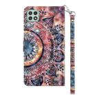 For Samsung Galaxy A22 5G 3D Painted Leather Phone Case(Colorful Mandala) - 3