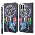 For Samsung Galaxy M33 3D Painted Leather Phone Case(Colorful Dreamcatcher) - 1