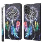 For Samsung Galaxy A13 5G / 4G 3D Painted Leather Phone Case(Colorful Dreamcatcher) - 1