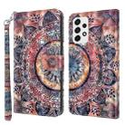 For Samsung Galaxy A33 5G 3D Painted Leather Phone Case(Colorful Mandala) - 1