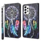 For Samsung Galaxy A52 5G / A52s 3D Painted Leather Phone Case(Colorful Dreamcatcher) - 1