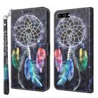 3D Painted Leather Phone Case For iPhone 8 Plus / 7 Plus(Colorful Dreamcatcher) - 1