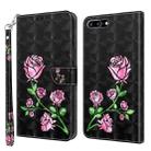 3D Painted Leather Phone Case For iPhone 8 Plus / 7 Plus(Rose) - 1