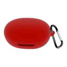 For GIONEE E2 Pro Pure Color Bluetooth Earphone Silicone Protective Case(Red) - 1