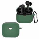 For Noise Air Buds+ Pure Color Bluetooth Earphone Soft Silicone Protective Case With Hook(Green) - 1