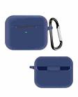 For Razer Hammerhead True Wireless X Pure Color Bluetooth Earphone Soft Silicone Protective Case With Hook(Dark Blue) - 1