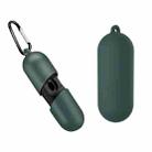 For Motorola MotoBuds 400 / VerveBuds 400 Pure Color Bluetooth Earphone Soft Silicone Protective Case With Hook(Green) - 1