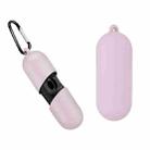 For Motorola MotoBuds 400 / VerveBuds 400 Pure Color Bluetooth Earphone Soft Silicone Protective Case With Hook(Pink) - 1