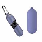 For Motorola MotoBuds 400 / VerveBuds 400 Pure Color Bluetooth Earphone Soft Silicone Protective Case With Hook(Purple) - 1