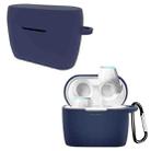 For Meizu POP 2 / 2S Pure Color Bluetooth Earphone Soft Silicone Protective Case With Hook(Dark Blue) - 1