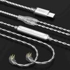 CVJ V5.TC 1.25m Type-C Digital Decoding Silver-plated Earphone Cable, Style:0.75mm(Silver) - 1