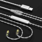 CVJ V5.TC 1.25m Type-C Digital Decoding Silver-plated Earphone Cable, Style:MMCX(Silver) - 1