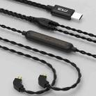 CVJ V6.TC 1.25m Type-C Digital Decoding Oxygen-free Copper Earphone Cable, Style:0.75mm(Black) - 1