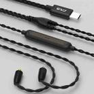 CVJ V6.TC 1.25m Type-C Digital Decoding Oxygen-free Copper Earphone Cable, Style:MMCX(Black) - 1