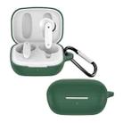 For MEIZU Meilan Blus Pure Color Bluetooth Earphone Soft Silicone Protective Case With Hook(Green) - 1