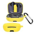 For FIIL CG Pro Pure Color Bluetooth Earphone Soft Silicone Protective Case With Hook(Yellow) - 1